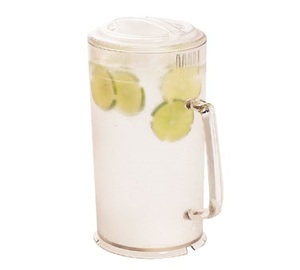 PITCHER 64OZ CLEAR WITH LID   6EA/CS